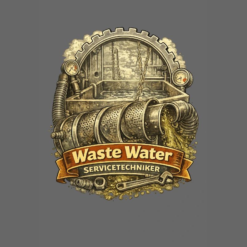 Waste Water Service-Techniker Steampunk
