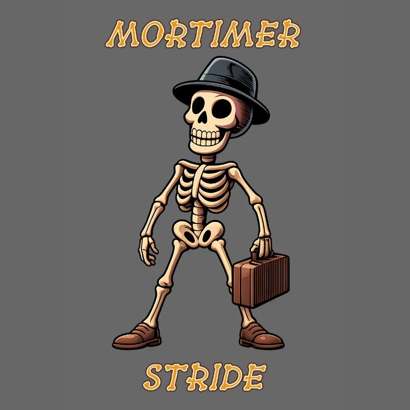 Mortimer Stride Squelette Étoile de l’animation Internet
