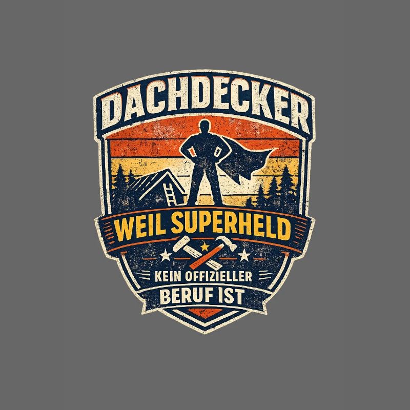 Dachdecker Superheld