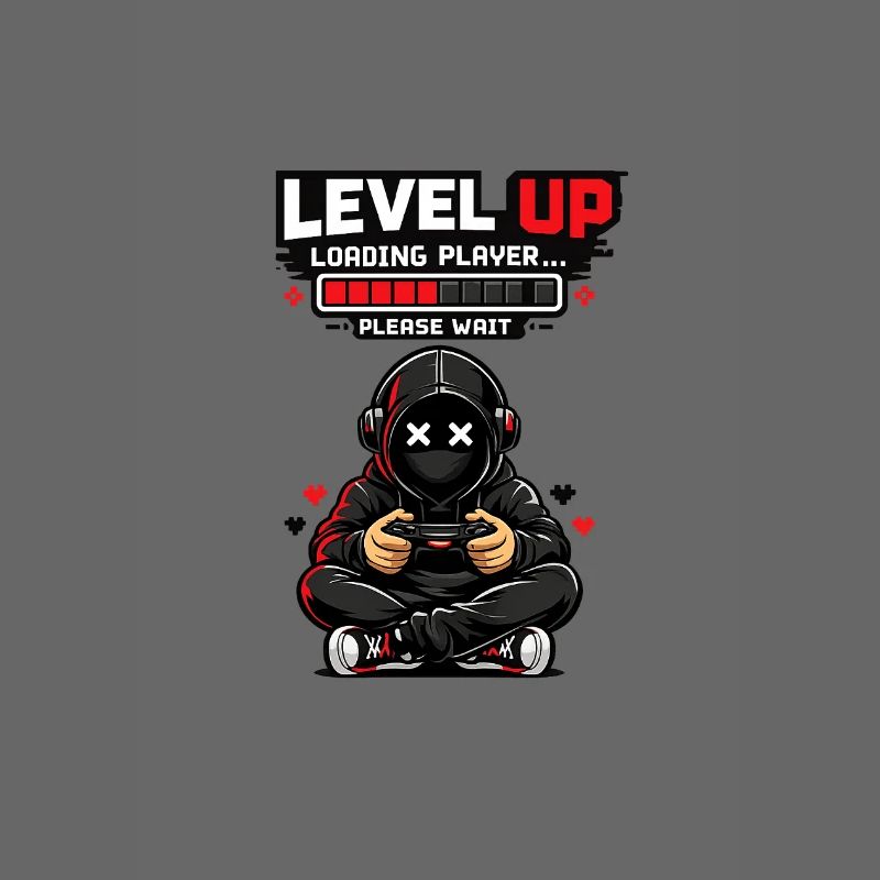 Level Up Loading Pixel Hero