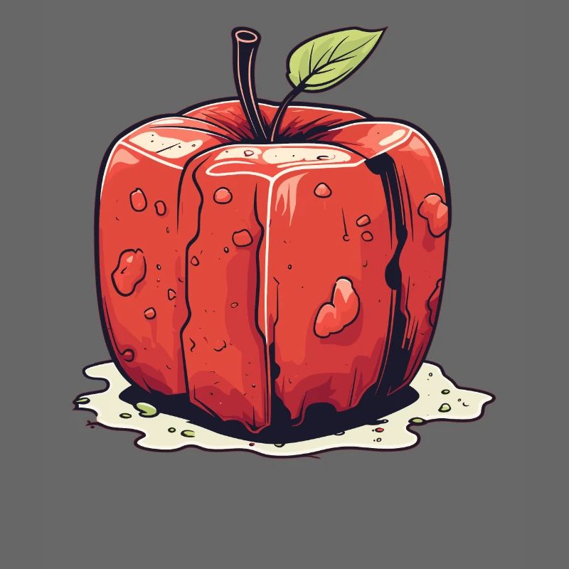 Würfel Apfel Cube Apple