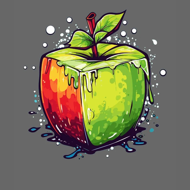 Würfel Apfel Cube Apple