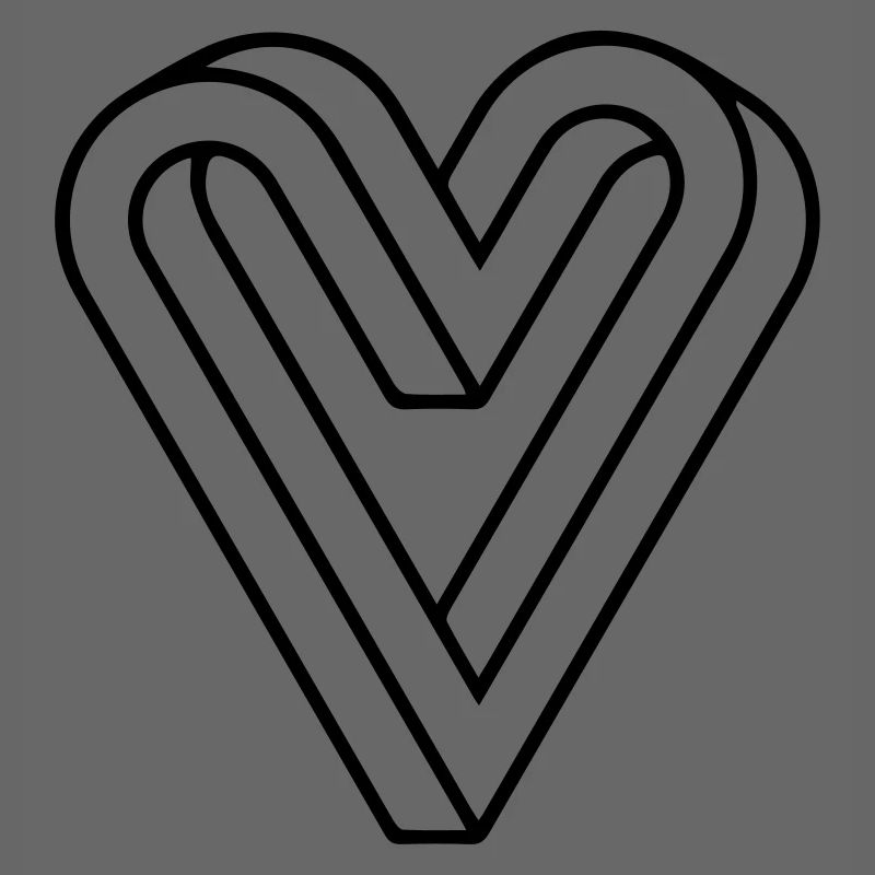 Impossible Heart, Optical Illusion, Infinity Love