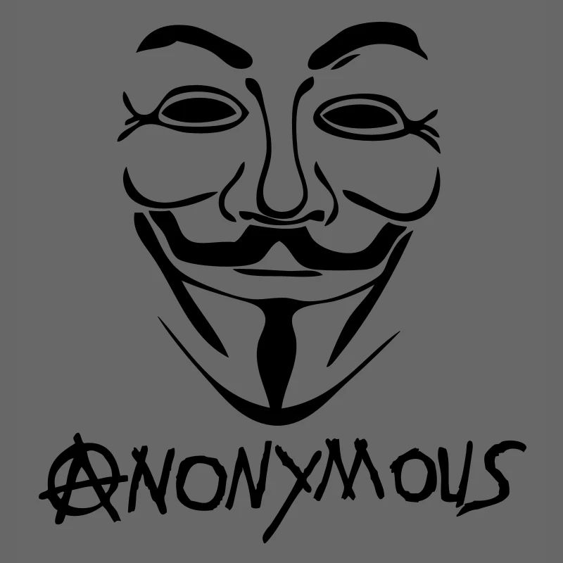 anarchy logo anonymous mask mask