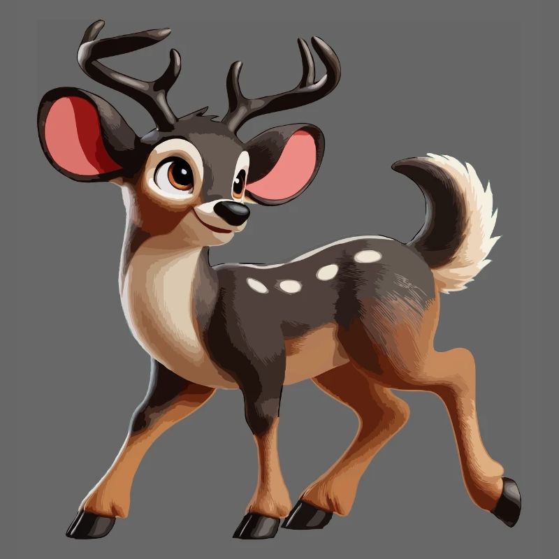 Rothirsch Cervus elaphus juvenil