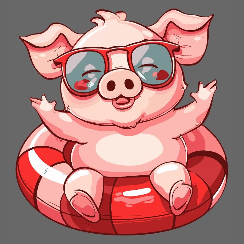 Cochon Bande Dessinée Cool