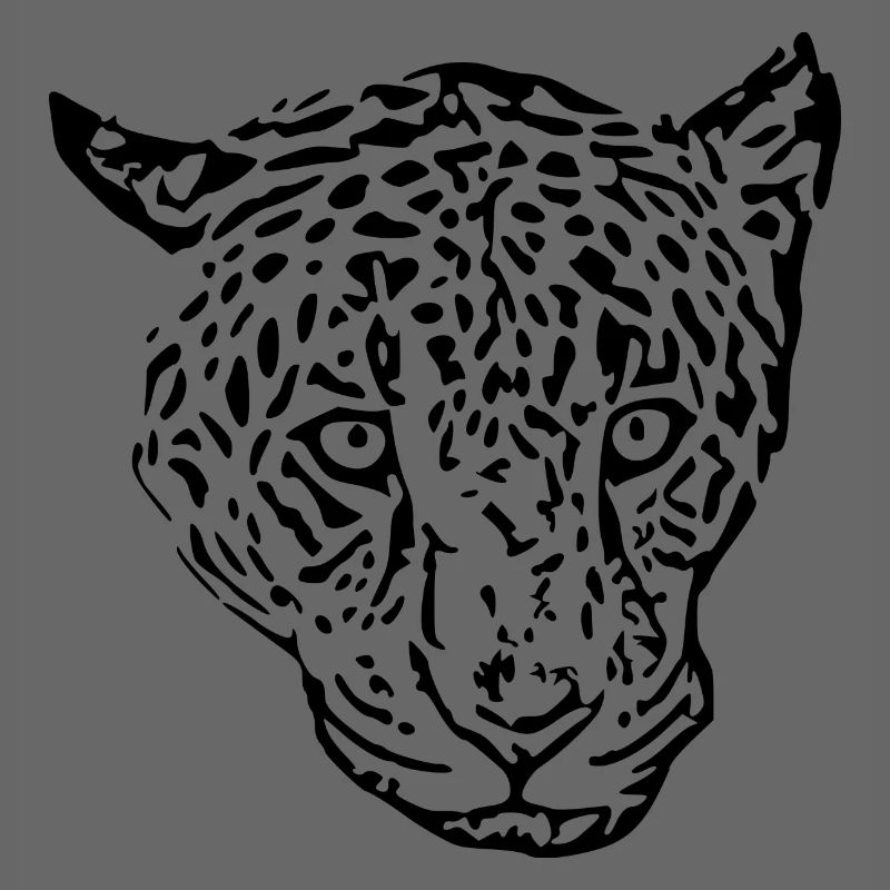 leopard schwarz