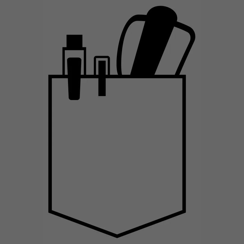 tasche mit brille nerd