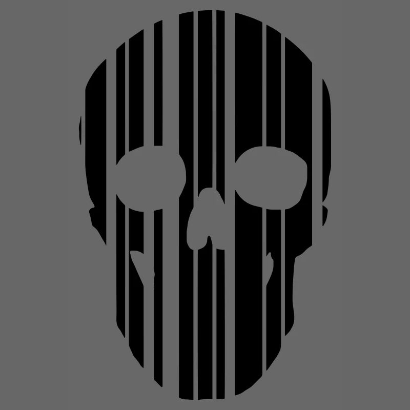 barcode skull