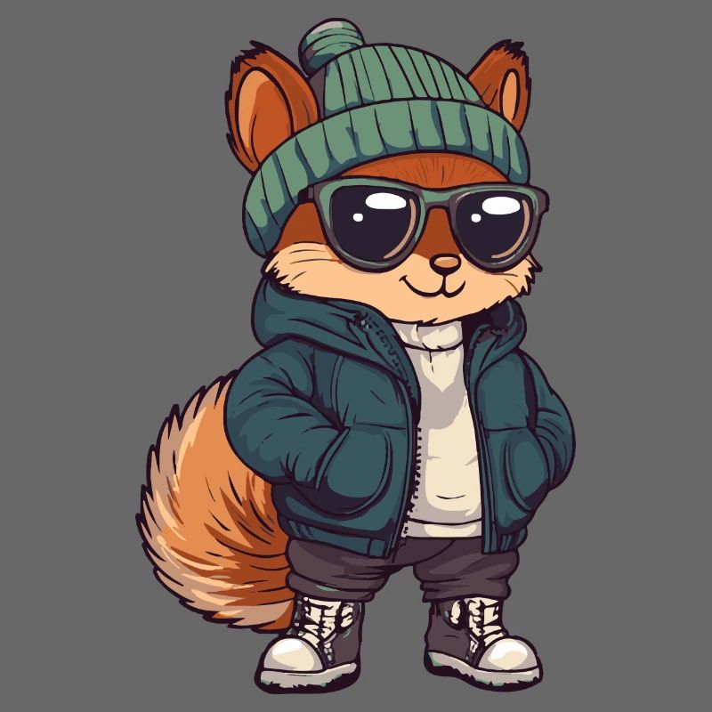 Squirrel Winter Comic
