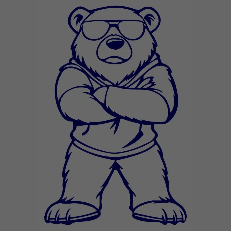 Polar Bear Comic Cool