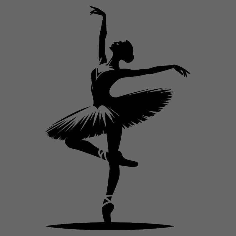 Ballerine dansante dans une pose de danse parfaite