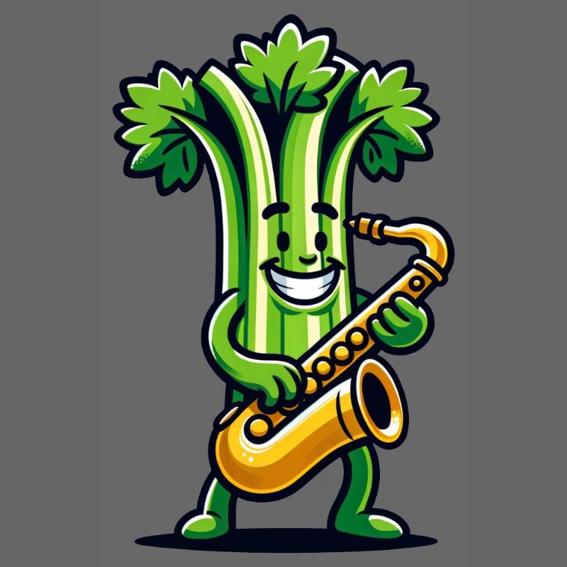 Le céleri Saxy apporte le jazz croquant