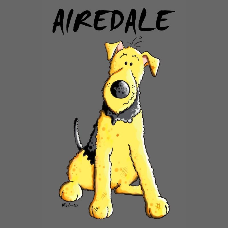 Witziger Airedale Terrier
