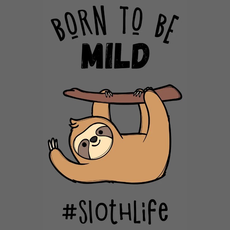 Jungle Cool Statement Sloth Jungle Mammal