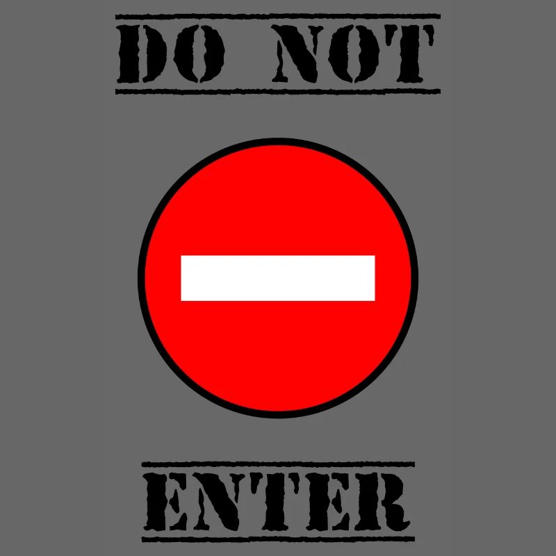 FORBIDDEN. DO NOT ENTER. PANEL. DANGER