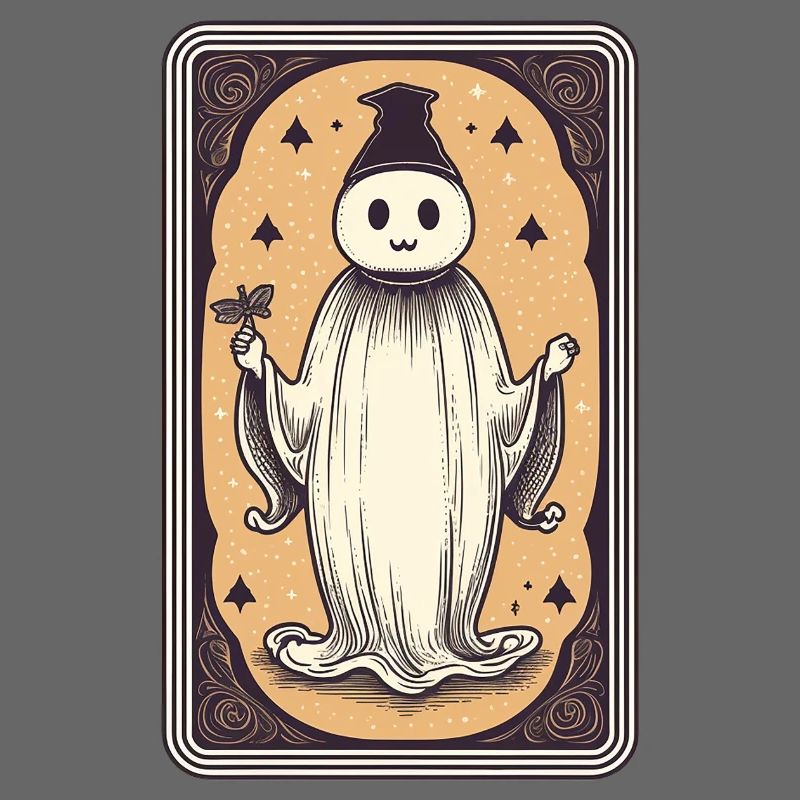 Glücklicher Geist Tarot Karte