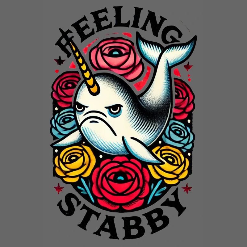 Feeling Stabby Narwhal Mood