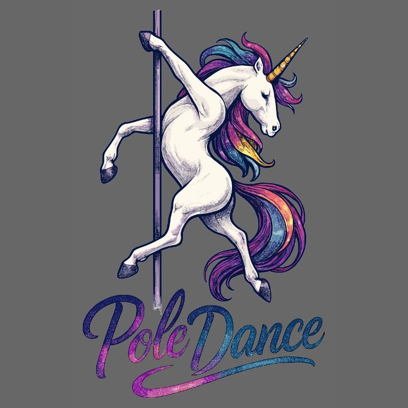 Pole Dance Einhorn Poledancerin Stange Geschenk