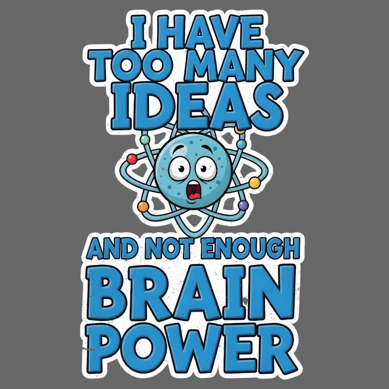 Brain Power Comic Shirt Geschenk