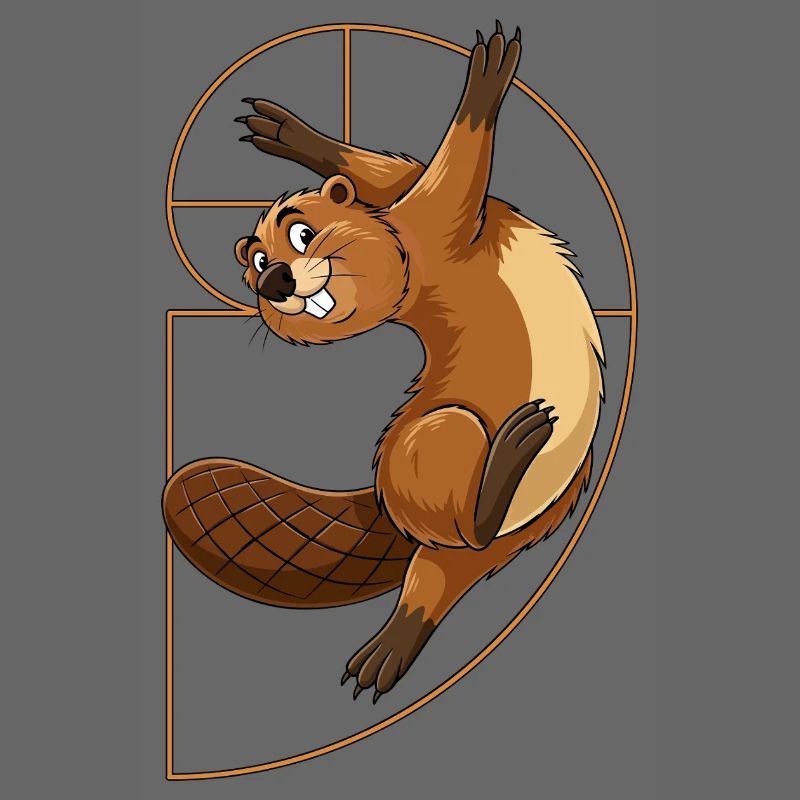 Fibonacci Beaver Spiral