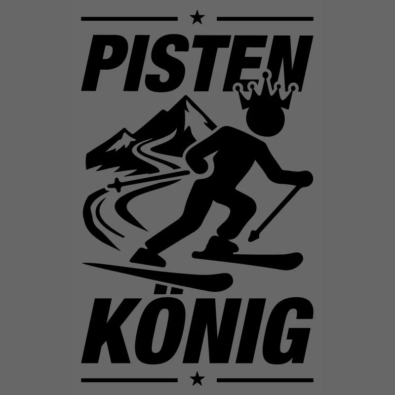 Slopes King Ski Funny