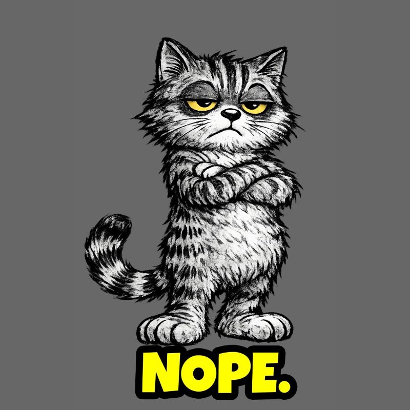 Nope. – Grumpy Katze (Chef Vibes)