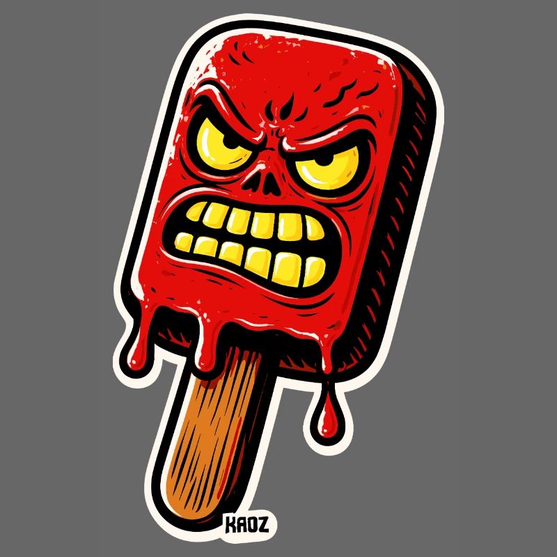 Angry Red Popsicle