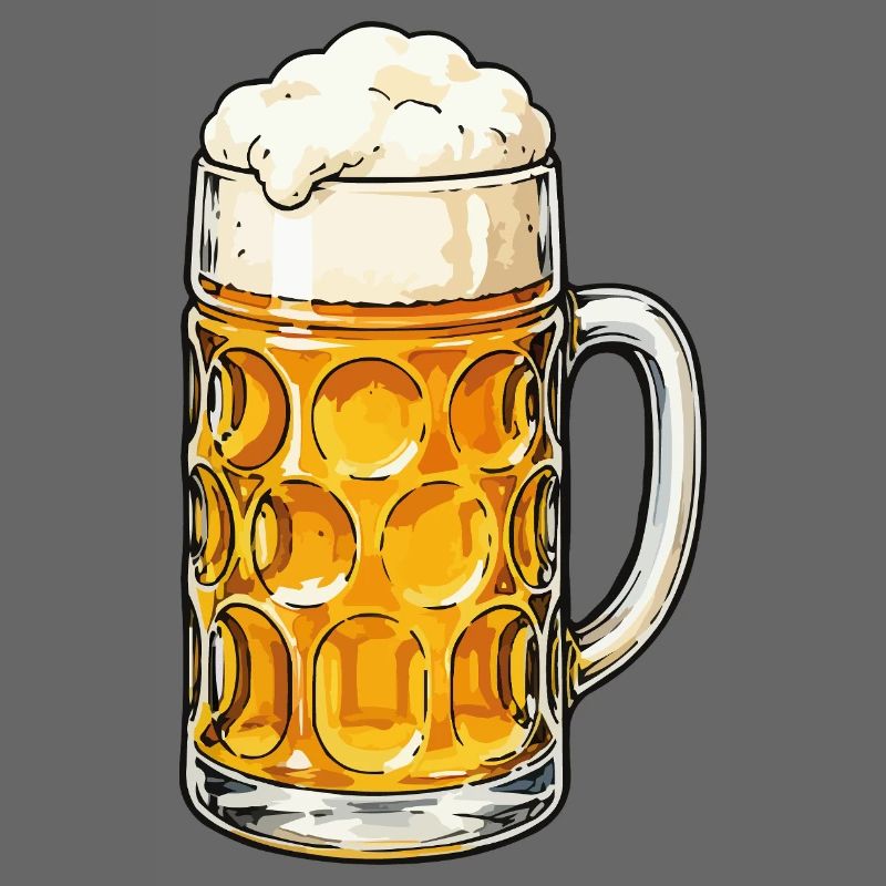 Bierkrug mit Schaum