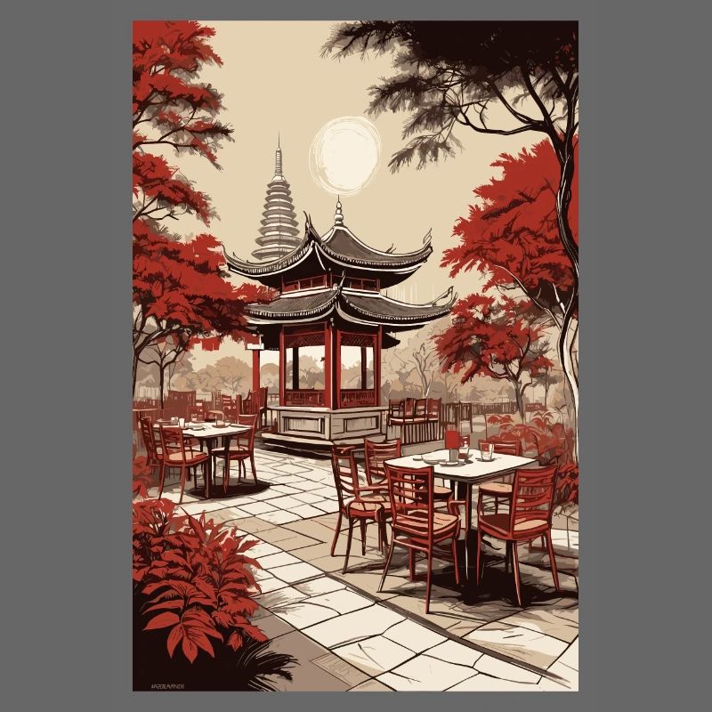 Asiatisches Kaffee