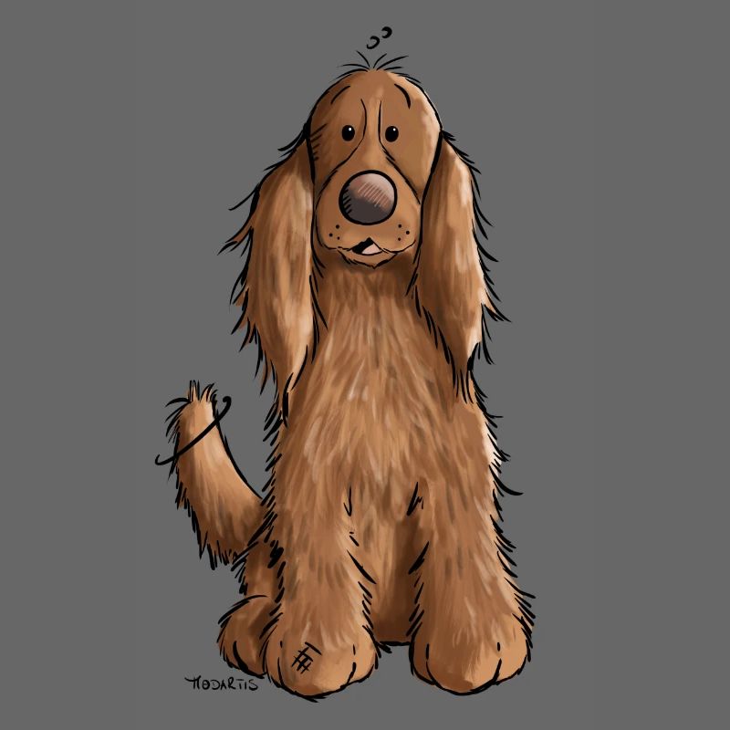 Cocker Spaniel mach Sitz