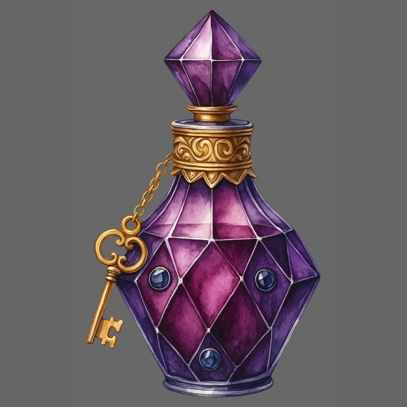 Magic Potion Elixir Vial Jewel Spell Potion