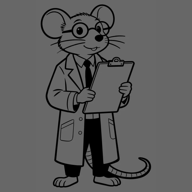 scientist mouse