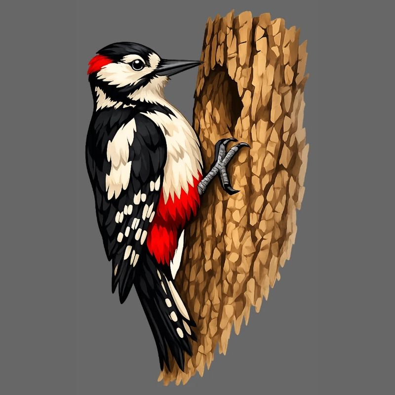 Specht im Baum