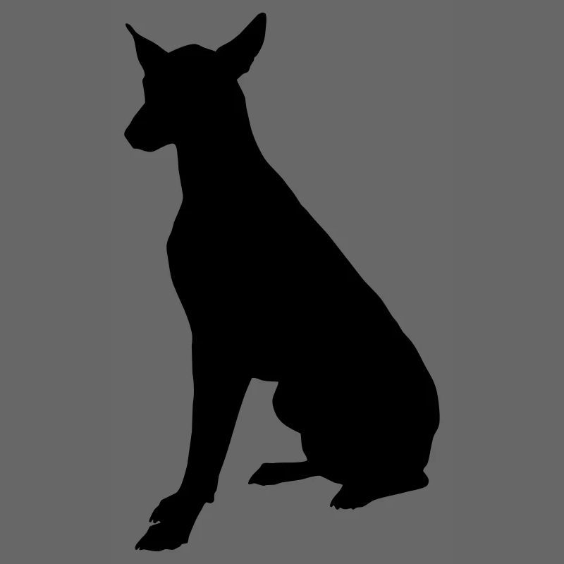 Vektor Hund Silhouette