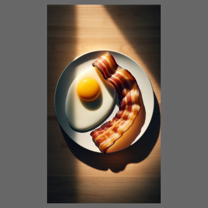 Bacon and eggs