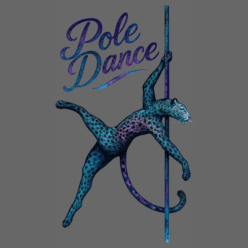 Pole dance Léopard Pole Dancer Pole Cadeau