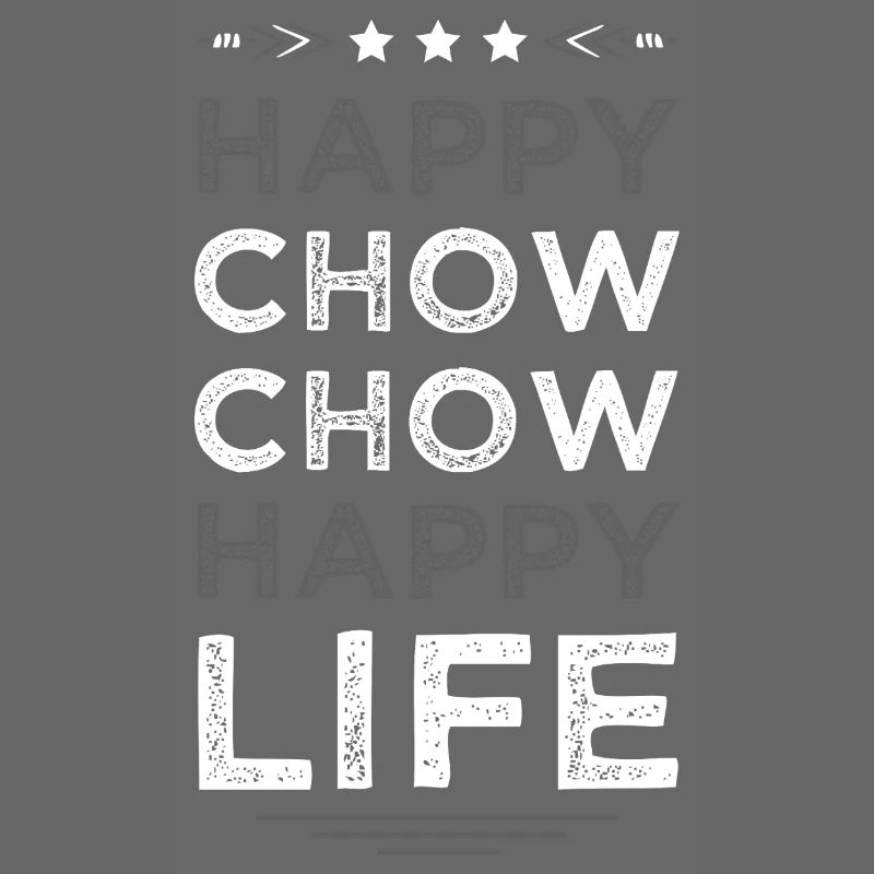 Vie heureuse de Chow Chow