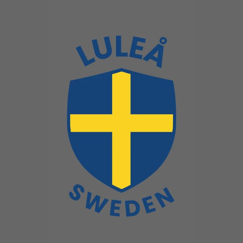 Drapeau de Suède de Luleå