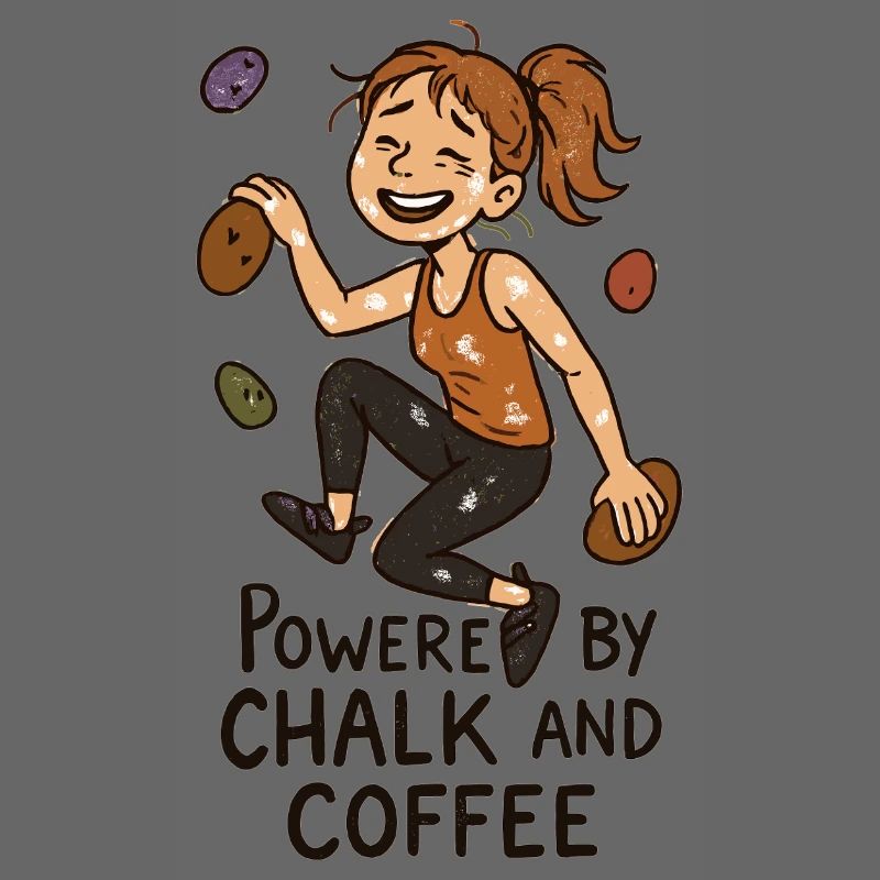 Bouldering, Chalk & Coffee: Tired Climber Comic