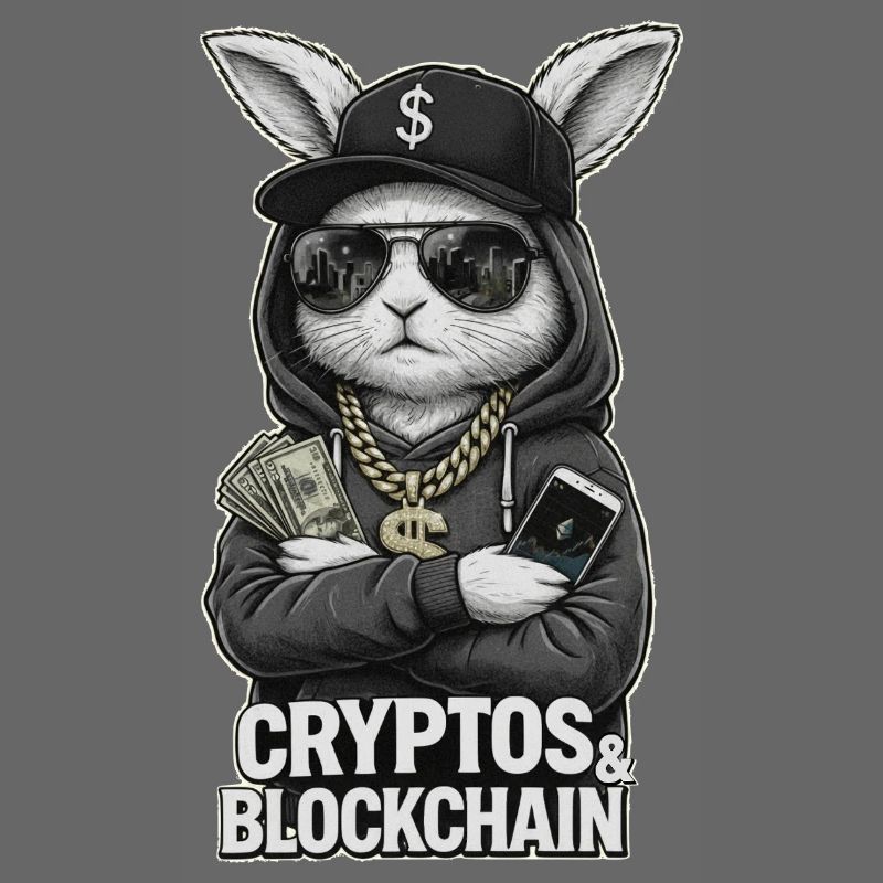 CryptoRabbit: Blockchain Hustle T-Shirt