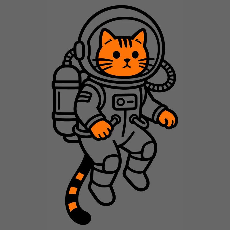 Le chat dans l’espace