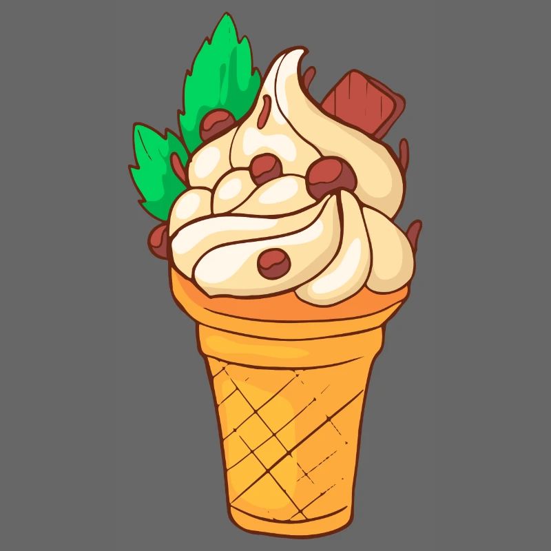 Crème glacée, crème glacée, crème glacée, crème glacée, boule, crème glacée, sundae