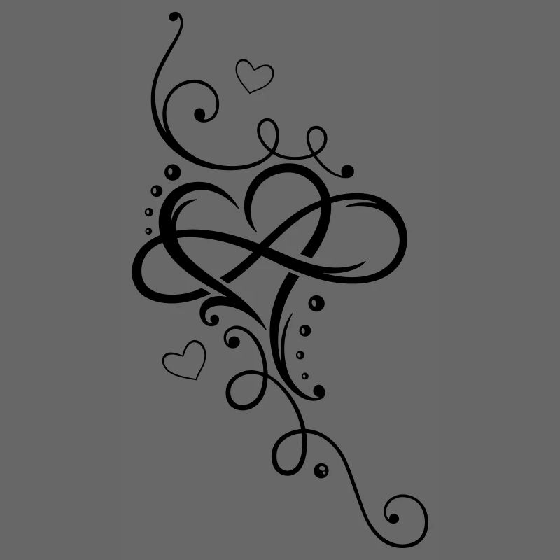 Herz, Unendlichkeit, heart, infinity