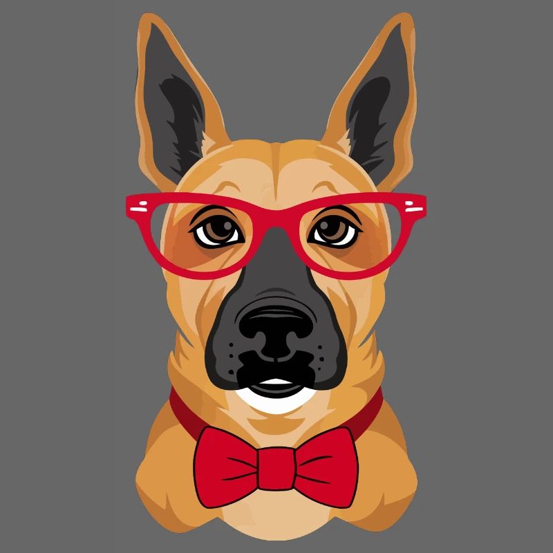 Chien intelligent : conception de chien pimpant