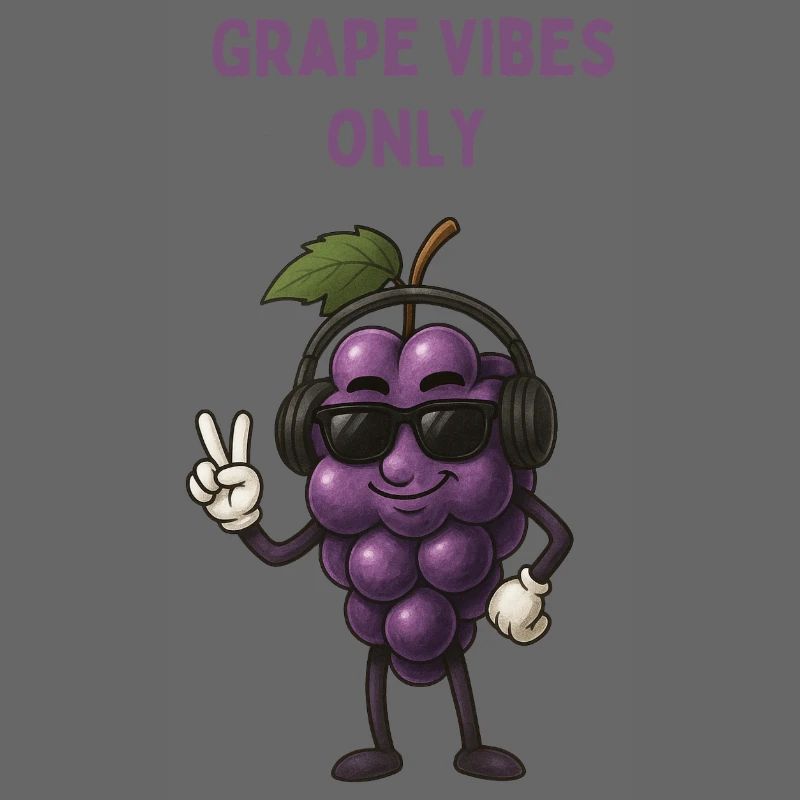 Trauben Vibes Only – Musik-Grape