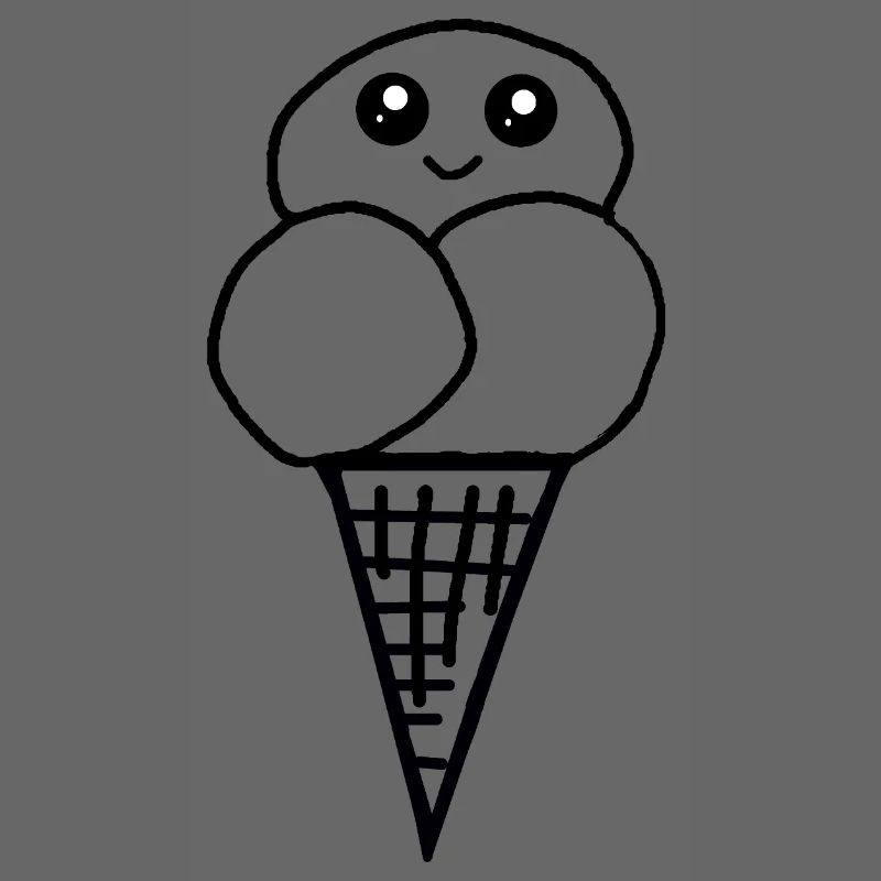 Eis Eiswaffel Eistüte Eiscreme Eiskrem