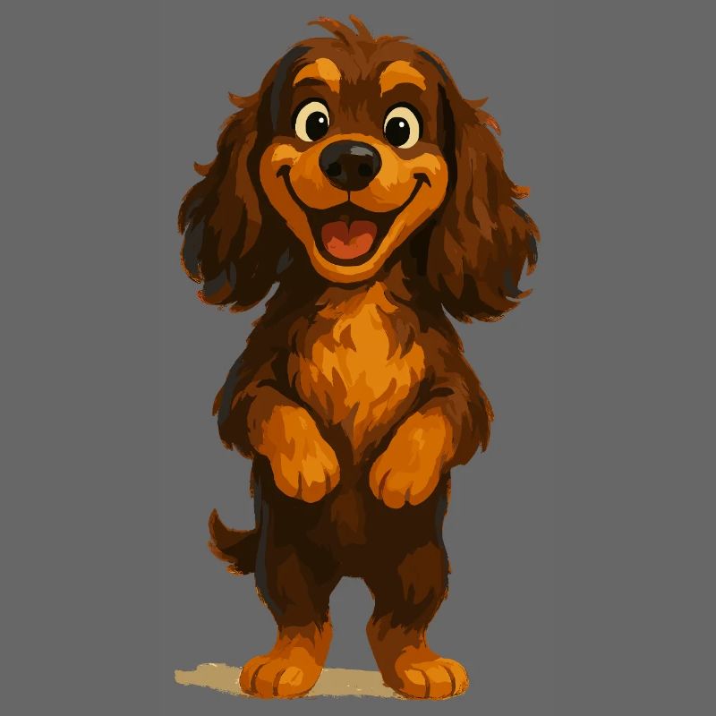 Cocker Spaniel breit grinsend