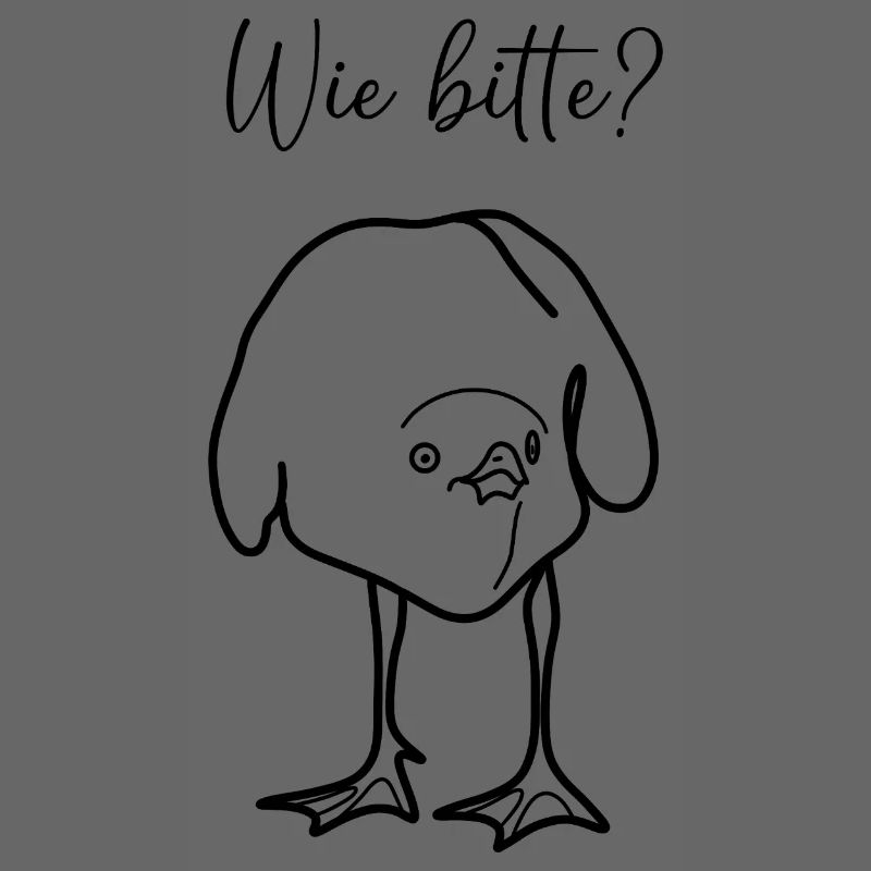 Wie bitte?
