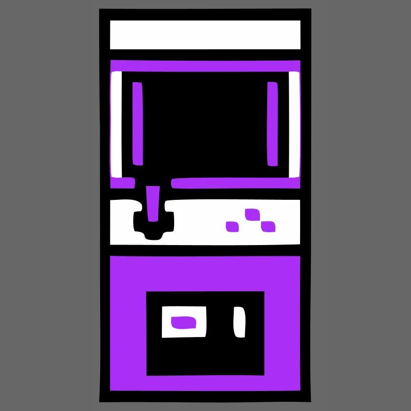 Nostalgischer Arcade Automat Gamer